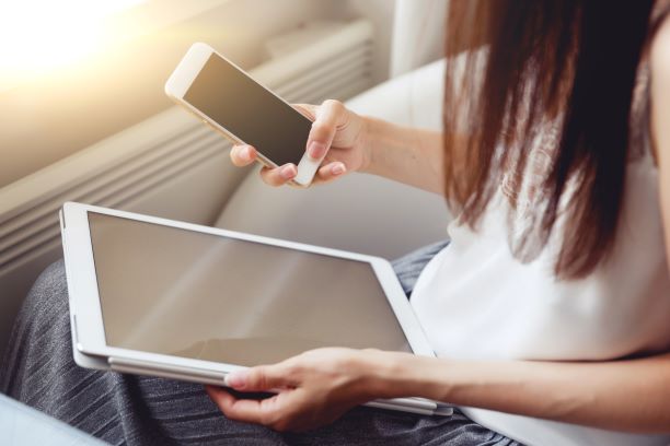 Blog writing tips: Proofread your posts by changing the font or reading it on another device to help your brain see it differently.